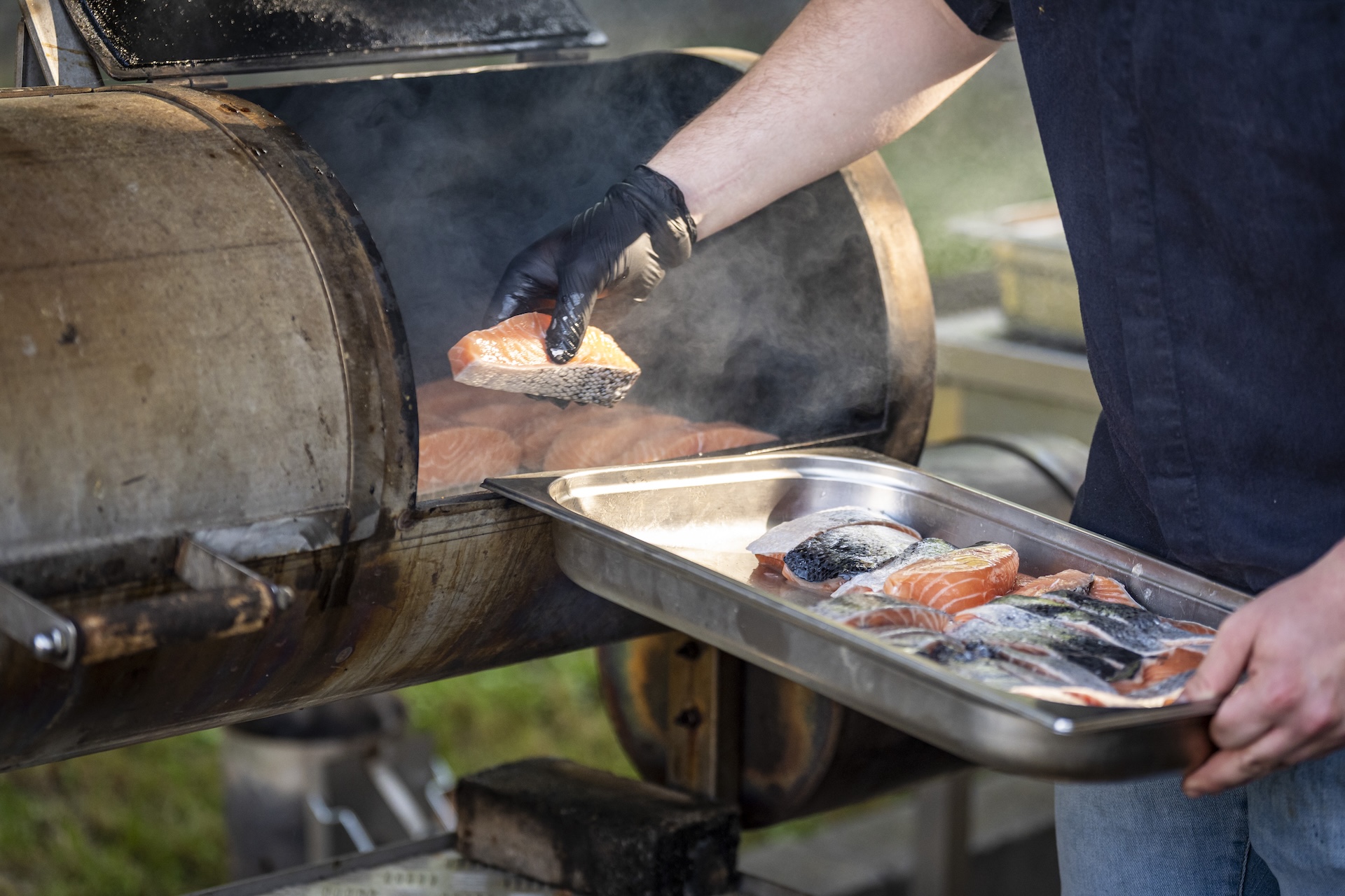 Moselhöhe - Hausgeräucherter Lachs aus dem BBQ-Smoker im Landgasthaus Moselhöhe